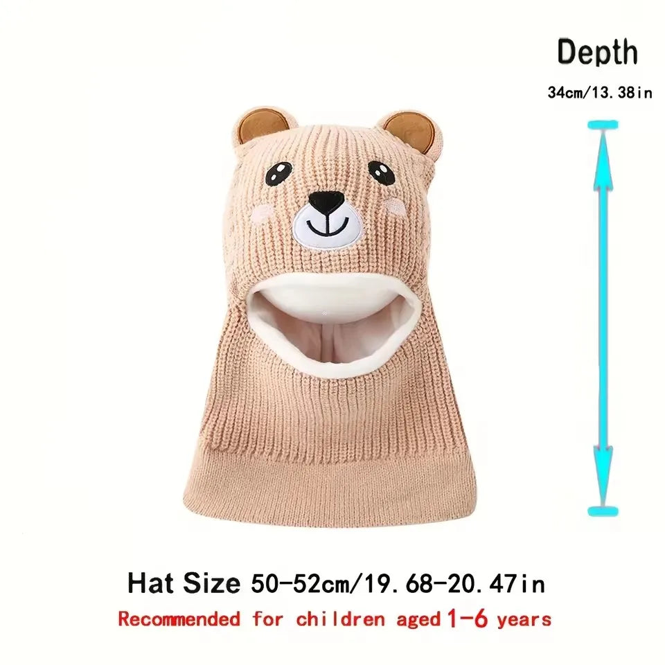 Warm Childrens Snow Beanie Hat