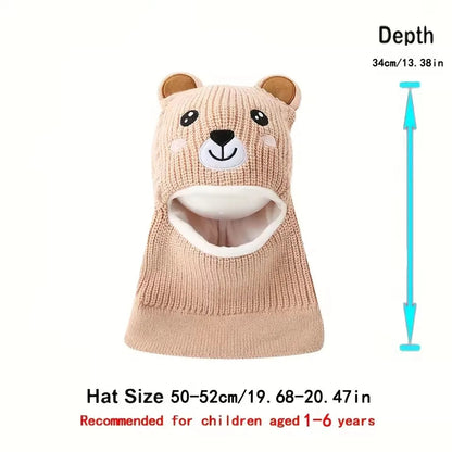 Warm Childrens Snow Beanie Hat