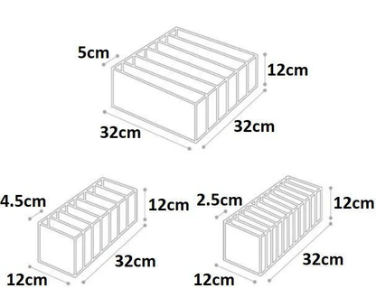 Organizer Containers For Socks Lingerie
