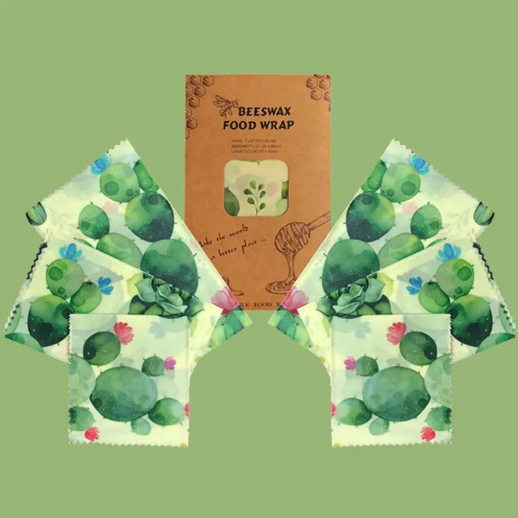 Eco Friendly Reusable Food Storage Wrap Set