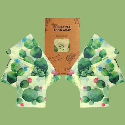 Eco Friendly Reusable Food Storage Wrap Set