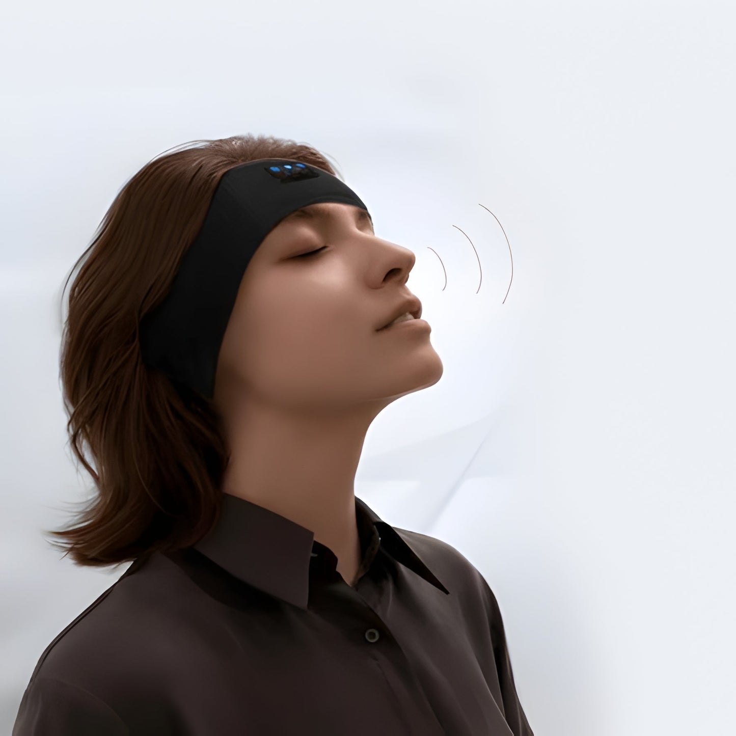 Soft Sleep Headband with Wireless Bluetooth Earbuds