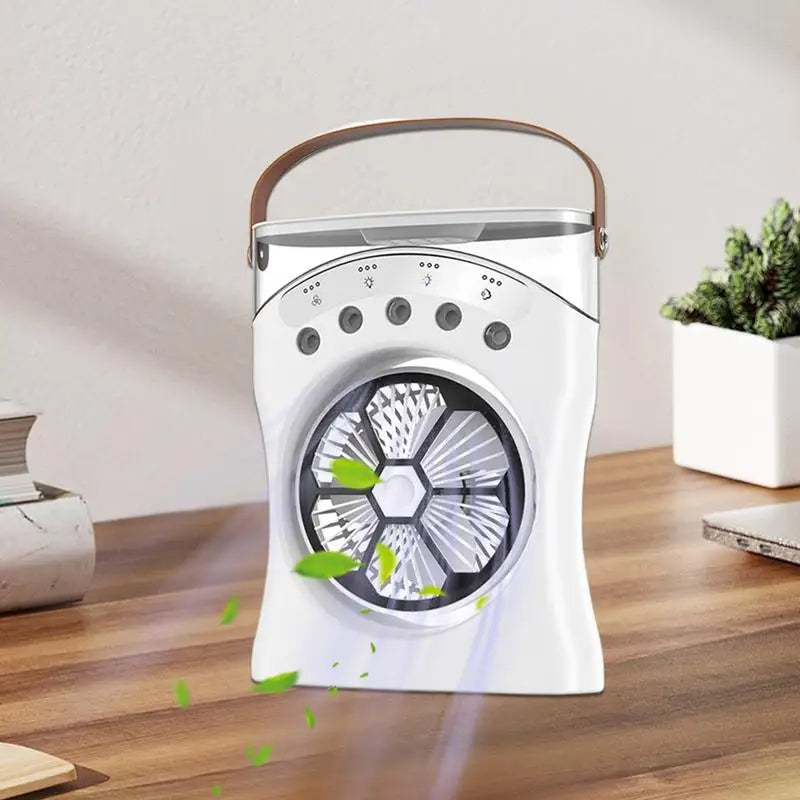 Compact Personal Evaporative Cooler with Mist Feature - Hehif