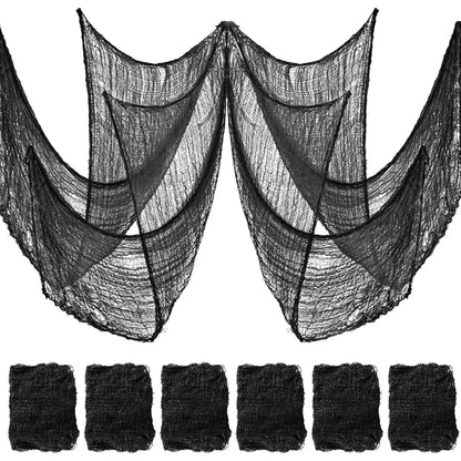 Spooky Black Halloween Wall Hanging Curtain