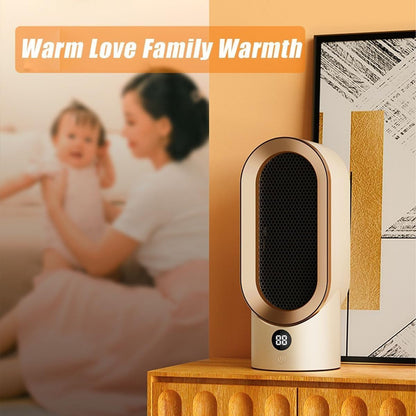Compact Electric Space Heater Fan