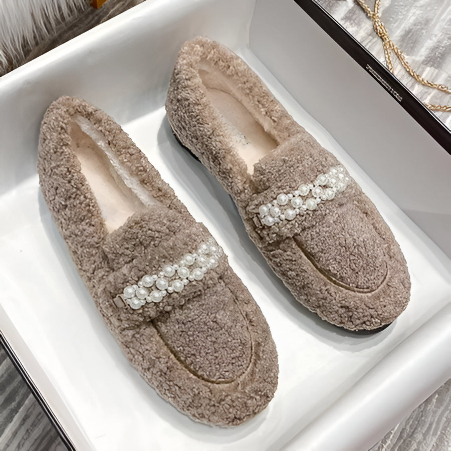 Cozy Women's Slipper Moccasins with Soft Fleece Inside