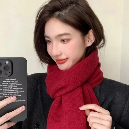 Soft Plush Winter Scarf for Cold Weather - Hehif