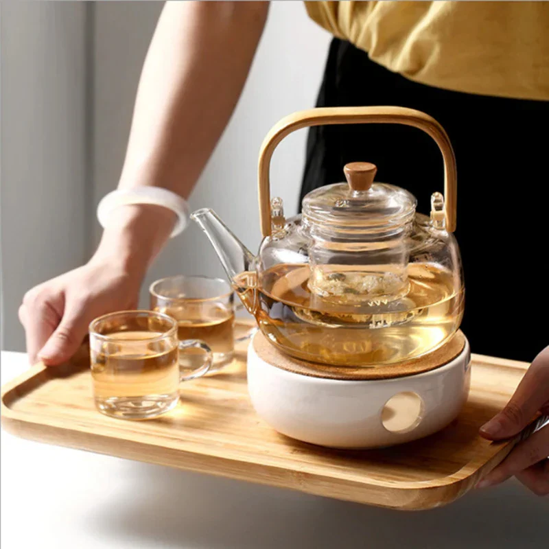 Clear Thermal Borosilicate Glass Teapot