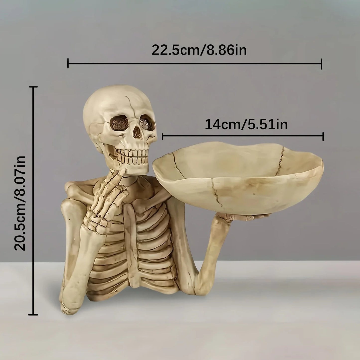 Creepy Skull Candy Dish