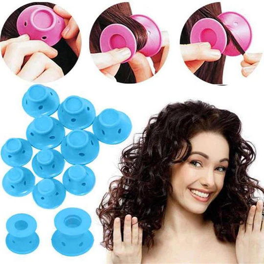 Soft Easy Hair Curler Set of 10 - Hehif