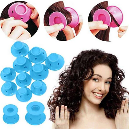 Soft Easy Hair Curler Set of 10 - Hehif