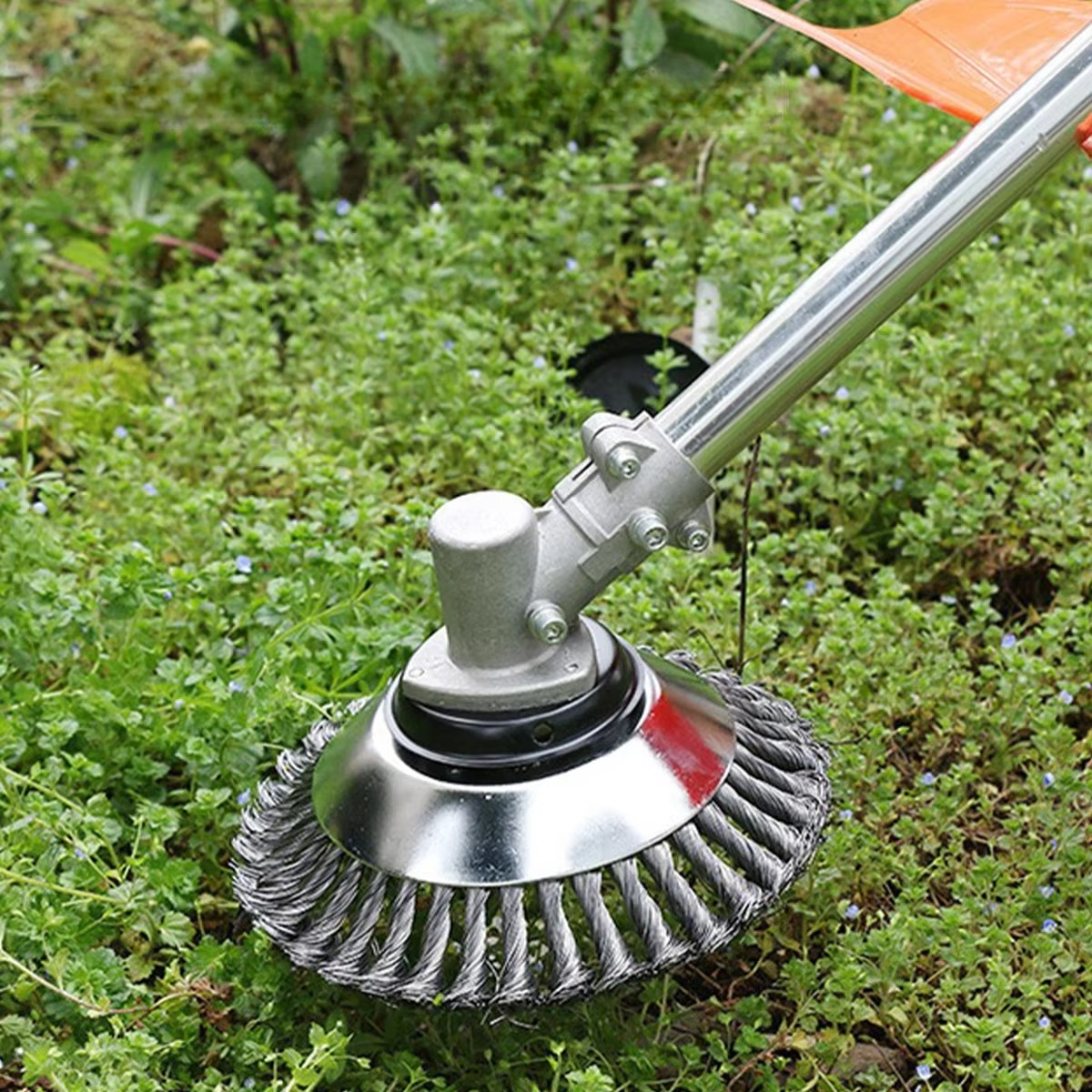 Tough 6-8 Inch Metal Cutting Brush for Trimmers - Hehif