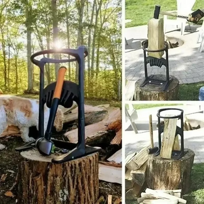 Compact Log Splitter Tool for Fast Firewood Cutting