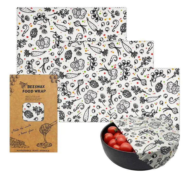 Eco Friendly Reusable Food Storage Wrap Set