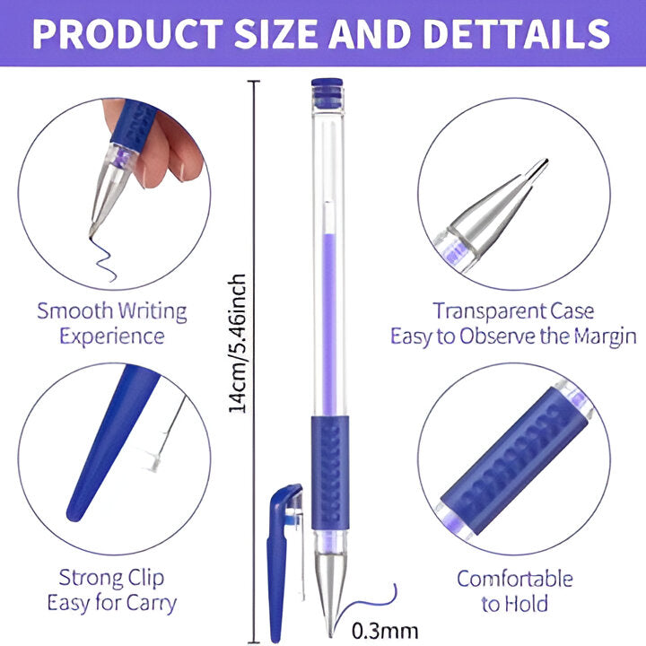 Washable Fabric Marker Pens Set (16 Pack)