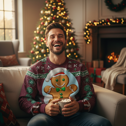 Funny Xmas 3D Graphic Sweatshirt for Men
