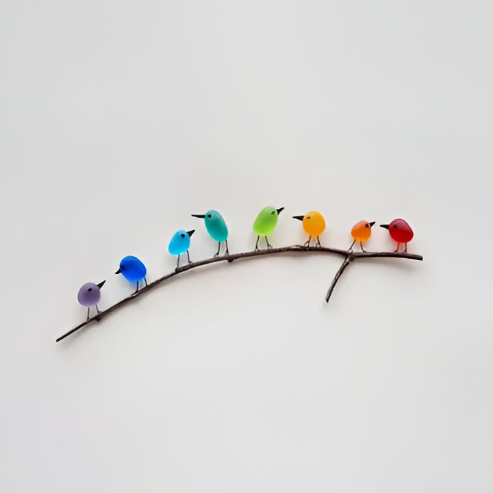 Beachy Bird Figurine Ocean Inspired Decor - Hehif