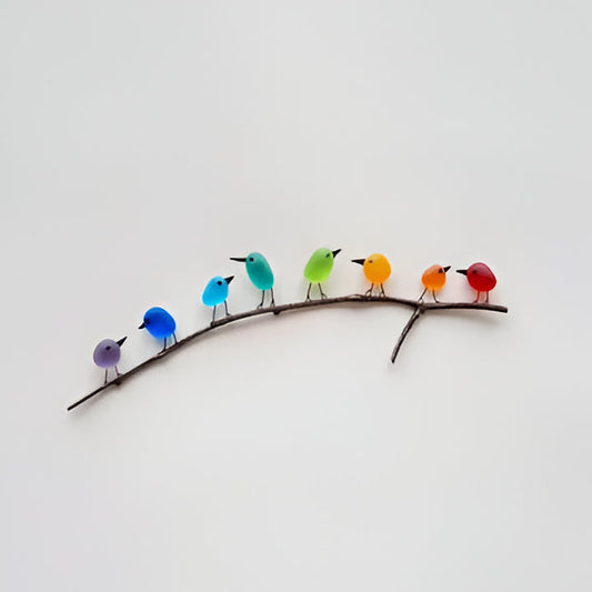 Beachy Bird Figurine Ocean Inspired Decor - Hehif