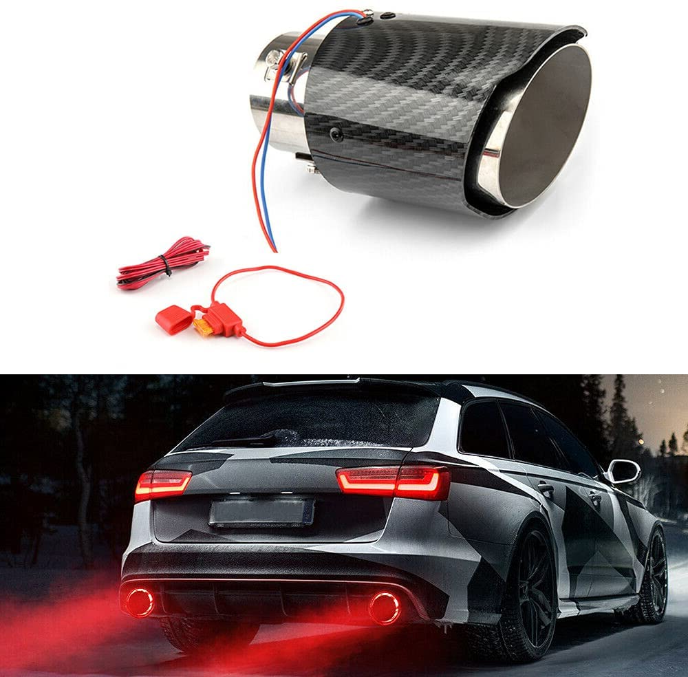 Bright LED Car Tailpipe Tip - Hehif