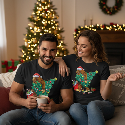 Humorous Christmas Funny Graphic Tee Shirt - Hehif