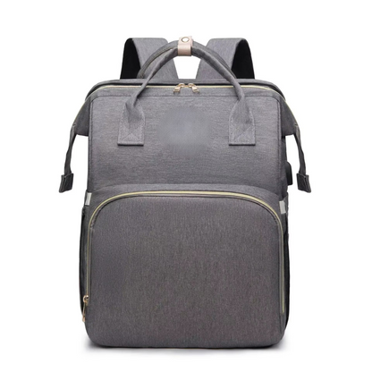 Compact Travel Crib and Spacious Baby Diaper Bag Backpack