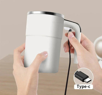 Electric Travel Coffee Mug with Auto Stirrer