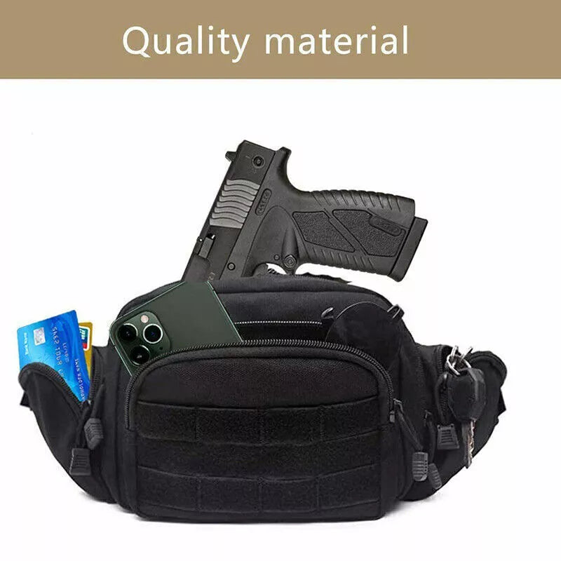 Discreet Waist Bag - Hidden Gun Fanny Pack Holster
