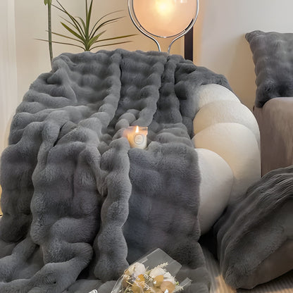 Soft Plush Faux Fur Winter Blanket