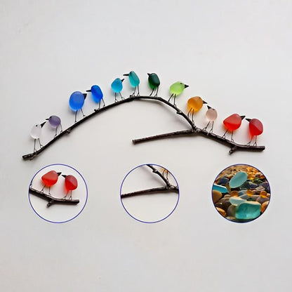 Beachy Bird Figurine Ocean Inspired Decor
