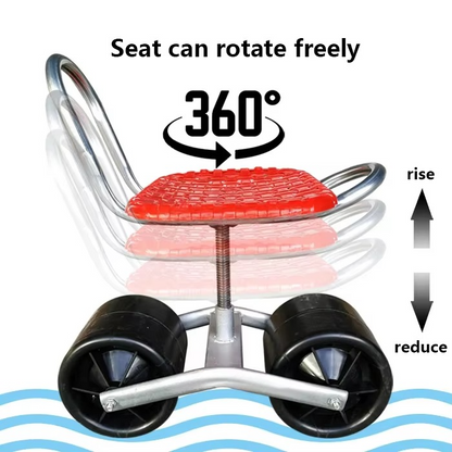Ergonomic Swivel Garden Stool for Easy Gardening