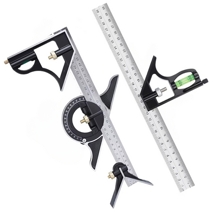 Accurate 12-Inch Metal Angle Measure Tool