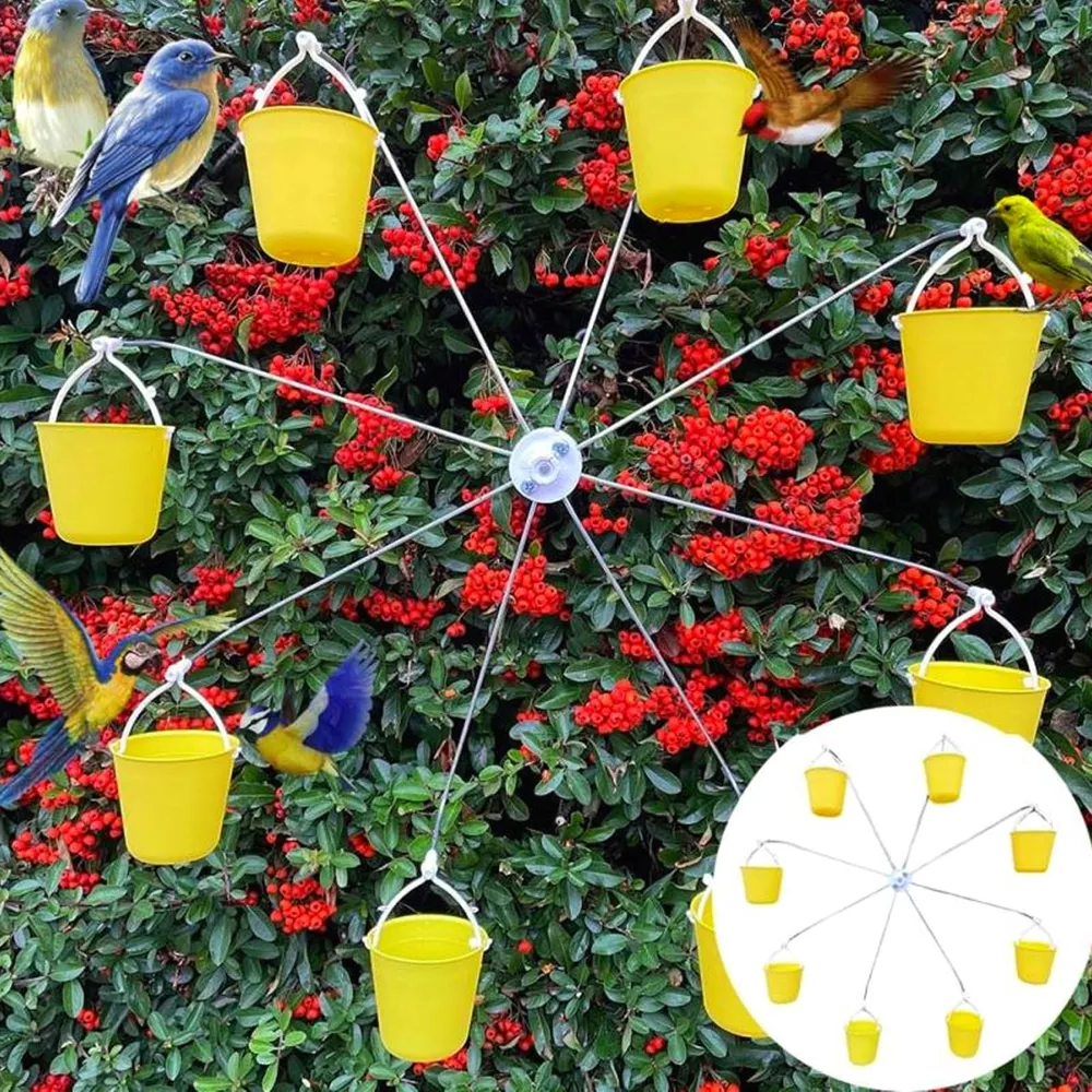 Colorful Yard Bird Feeder Strong & Long Lasting