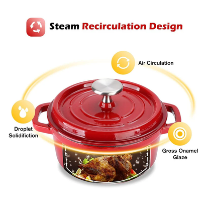 Heavy Duty Ceramic Cookware Dutch Oven Pot
