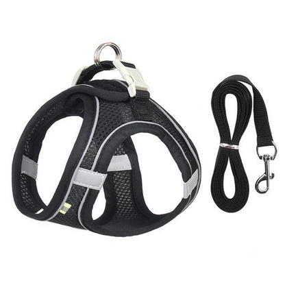 Comfortable Pet Harness and Leash Set for Small Pets - Hehif