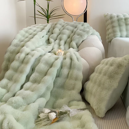 Soft Plush Faux Fur Winter Blanket