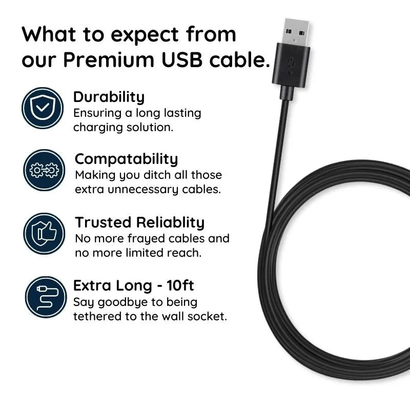 Long High Speed Micro USB Charger Cable