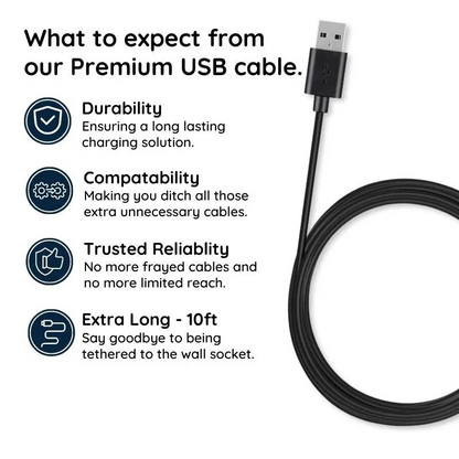 Long High Speed Micro USB Charger Cable