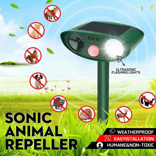 Effective Solar Deer Repellent - 4 Pack