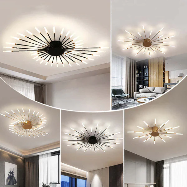 Sleek Ceiling Light Fixture for Living Room