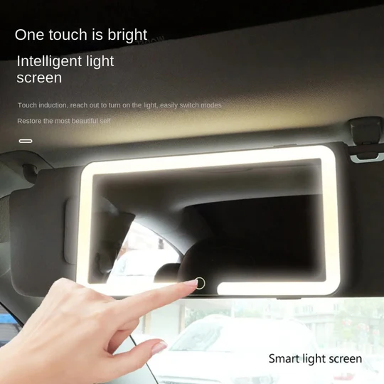 Car LED Makeup Mirror with Light