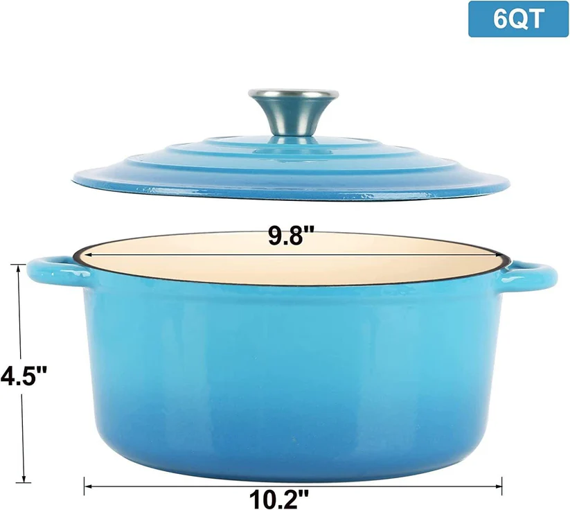 Heavy Duty Ceramic Cookware Dutch Oven Pot