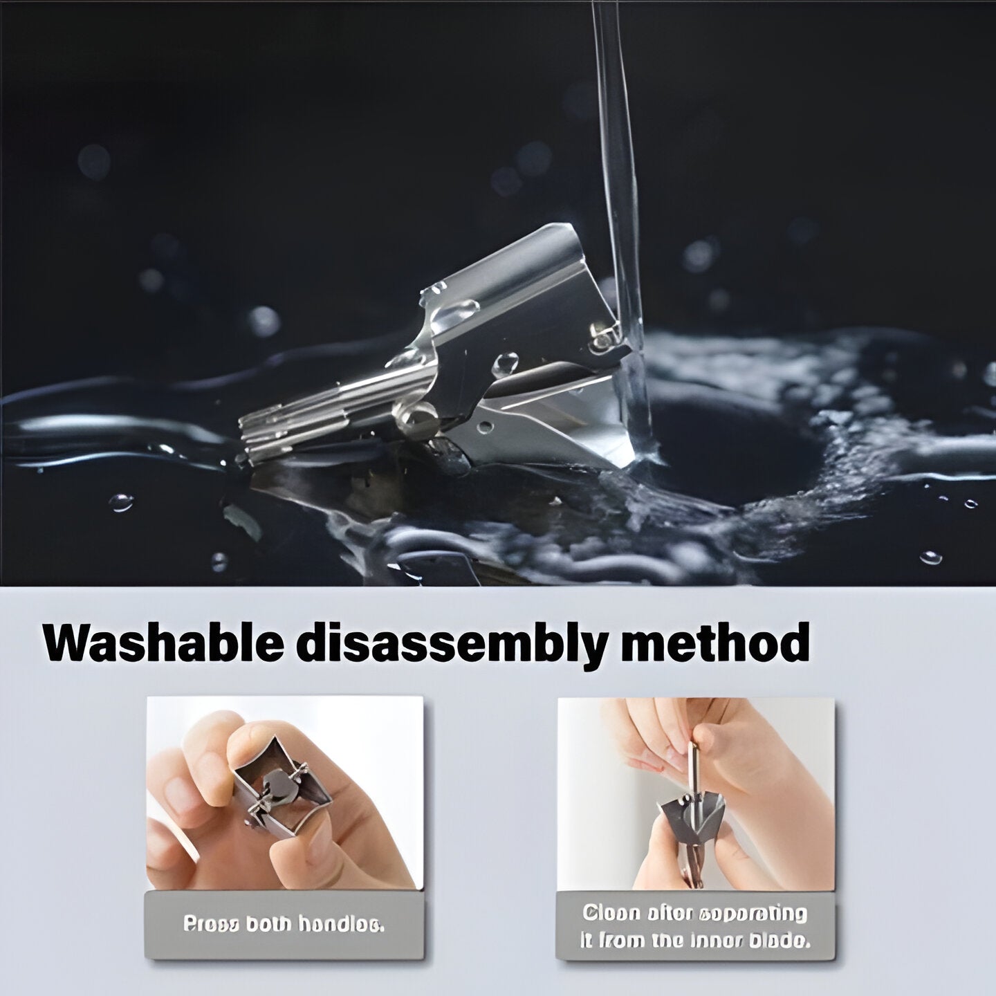 Easy Use Mens Nose Trimmer Stainless Steel Cutter
