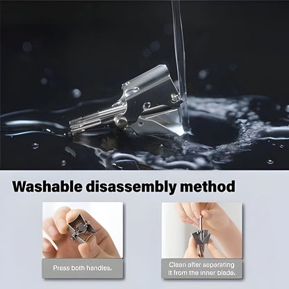 Easy Use Mens Nose Trimmer Stainless Steel Cutter