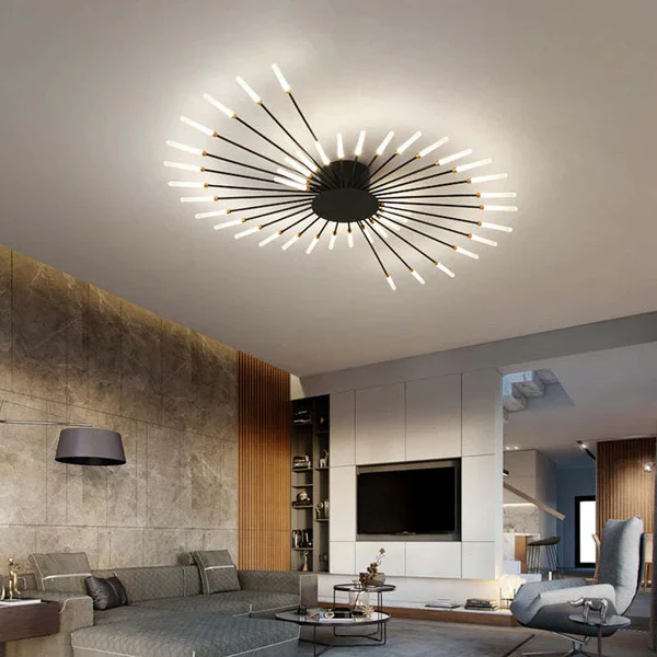 Sleek Ceiling Light Fixture for Living Room