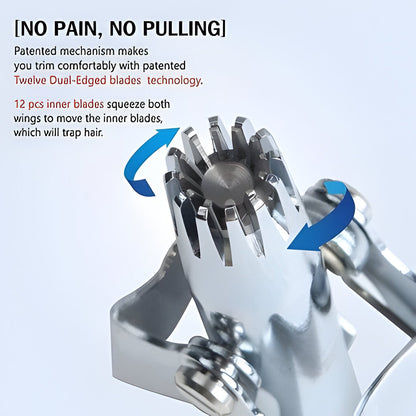 Easy Use Mens Nose Trimmer Stainless Steel Cutter