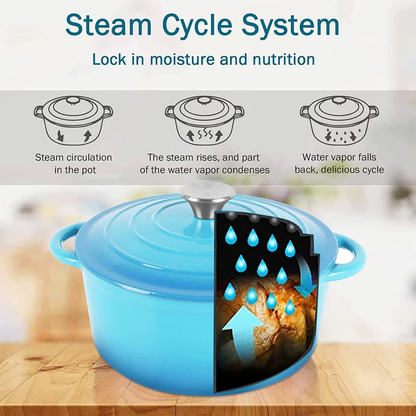Heavy Duty Ceramic Cookware Dutch Oven Pot