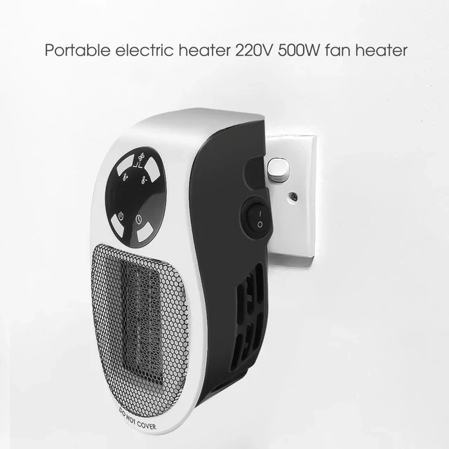 Compact 500W Personal Space Heater