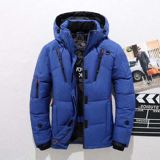 Warm Down Filled Winter Coat - Hehif