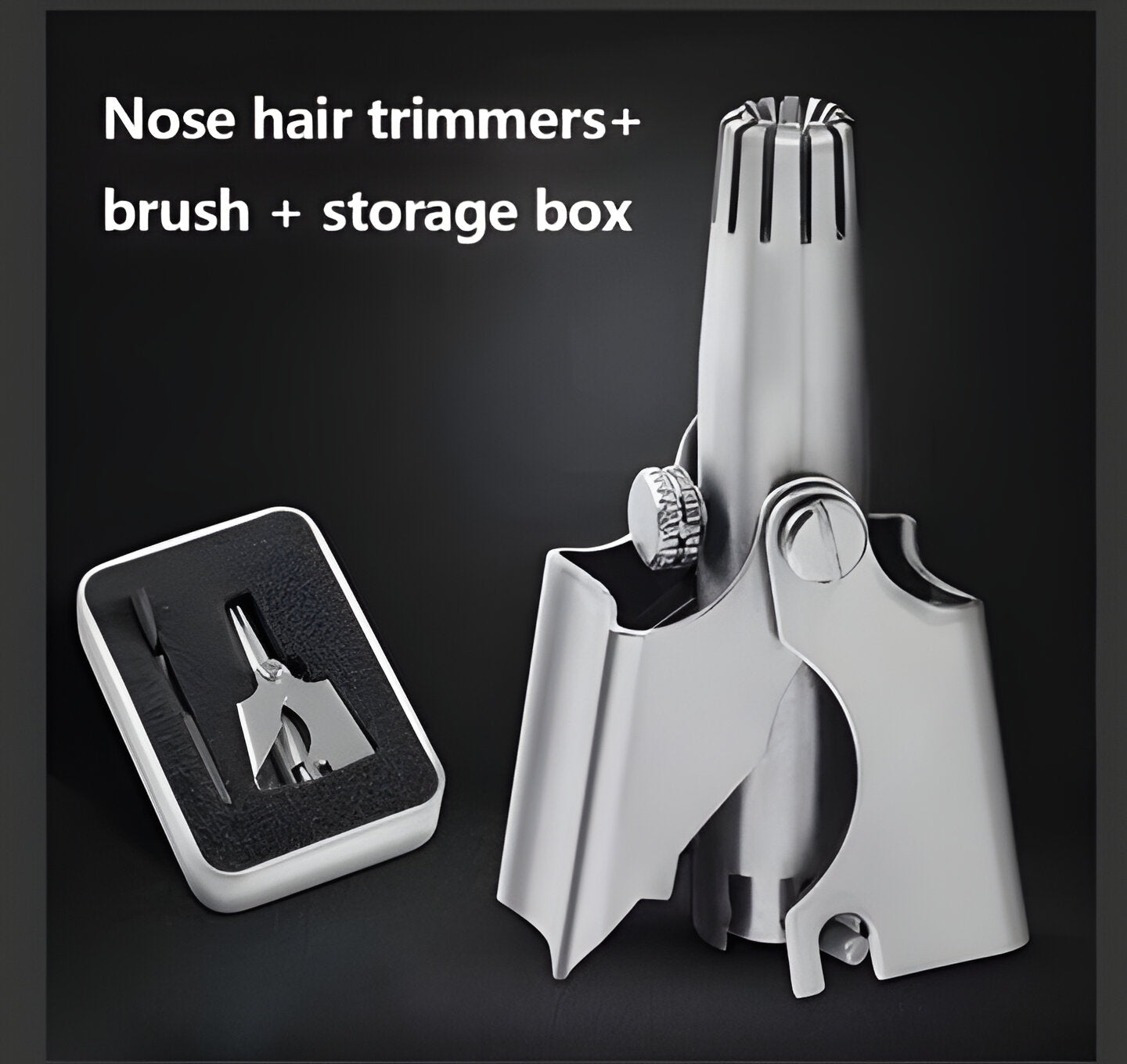 Easy Use Mens Nose Trimmer Stainless Steel Cutter