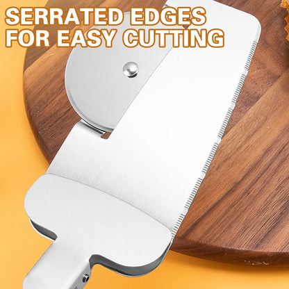 Easy Grip Stainless Pizza Slicer